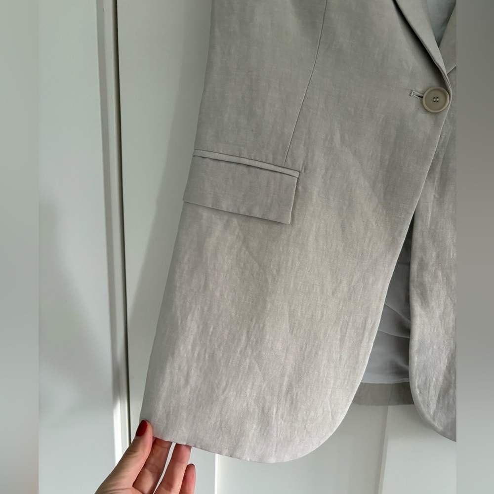 Judith & Charles Ambroise Vest in Linen Twill Sz 2 - Picture 7 of 9